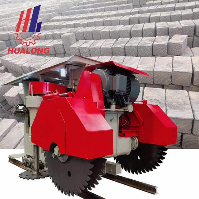 Heavy-Duty Sandstone Block Cutting Equipment for Construction