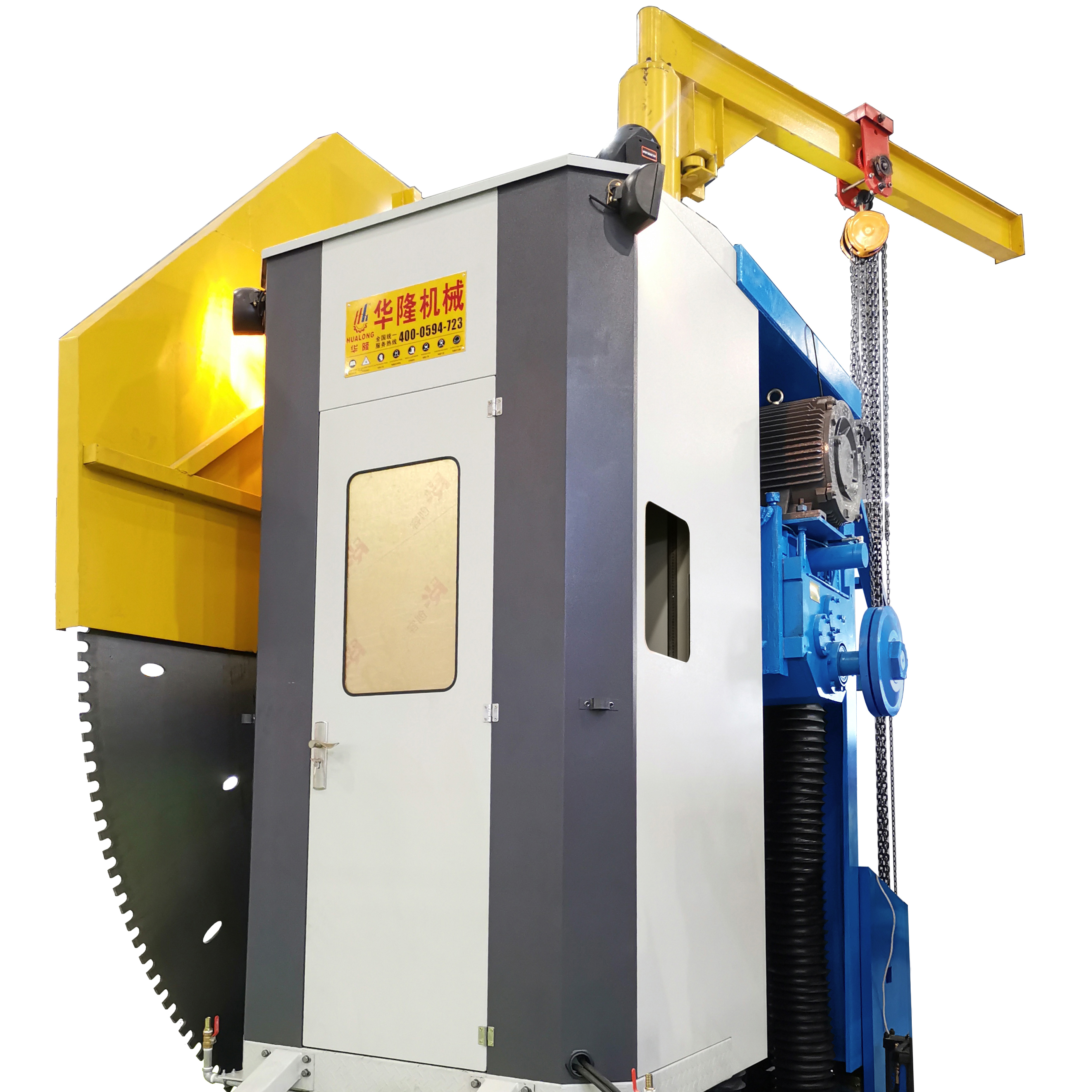 HUALONG 2QYKT-3600 stone machinery Stone Quarry Mining Cutting Machine with double blade for marble quartz