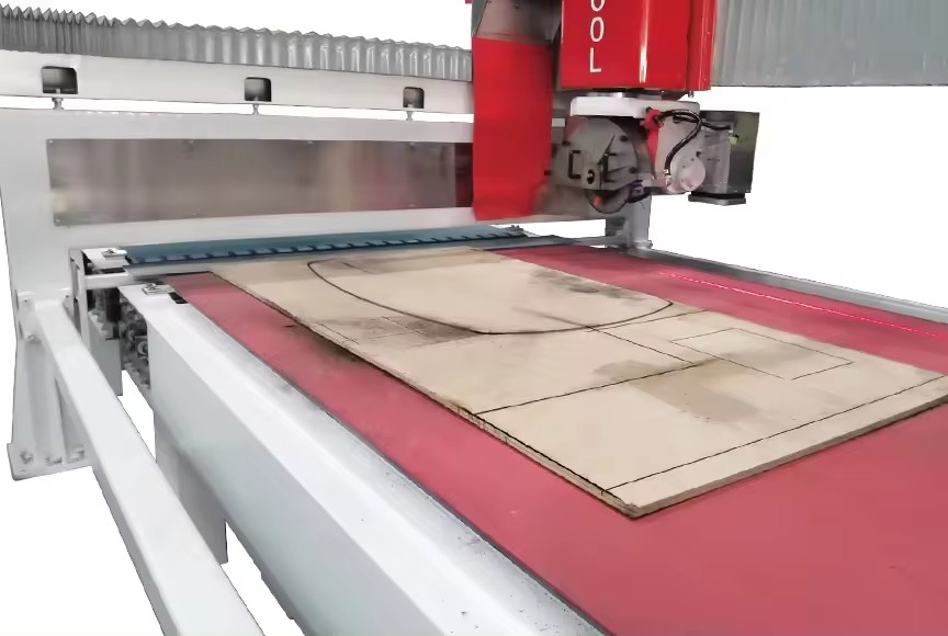 5 Axis CNC Bridge Saw Belt Production Line