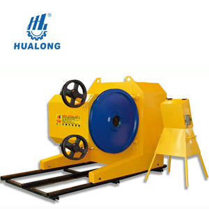 Stone Quarry Machine Hualong stone machinery HSJ-55A Diamond Wire Saw Machine for stone cutting at granite marble quarry