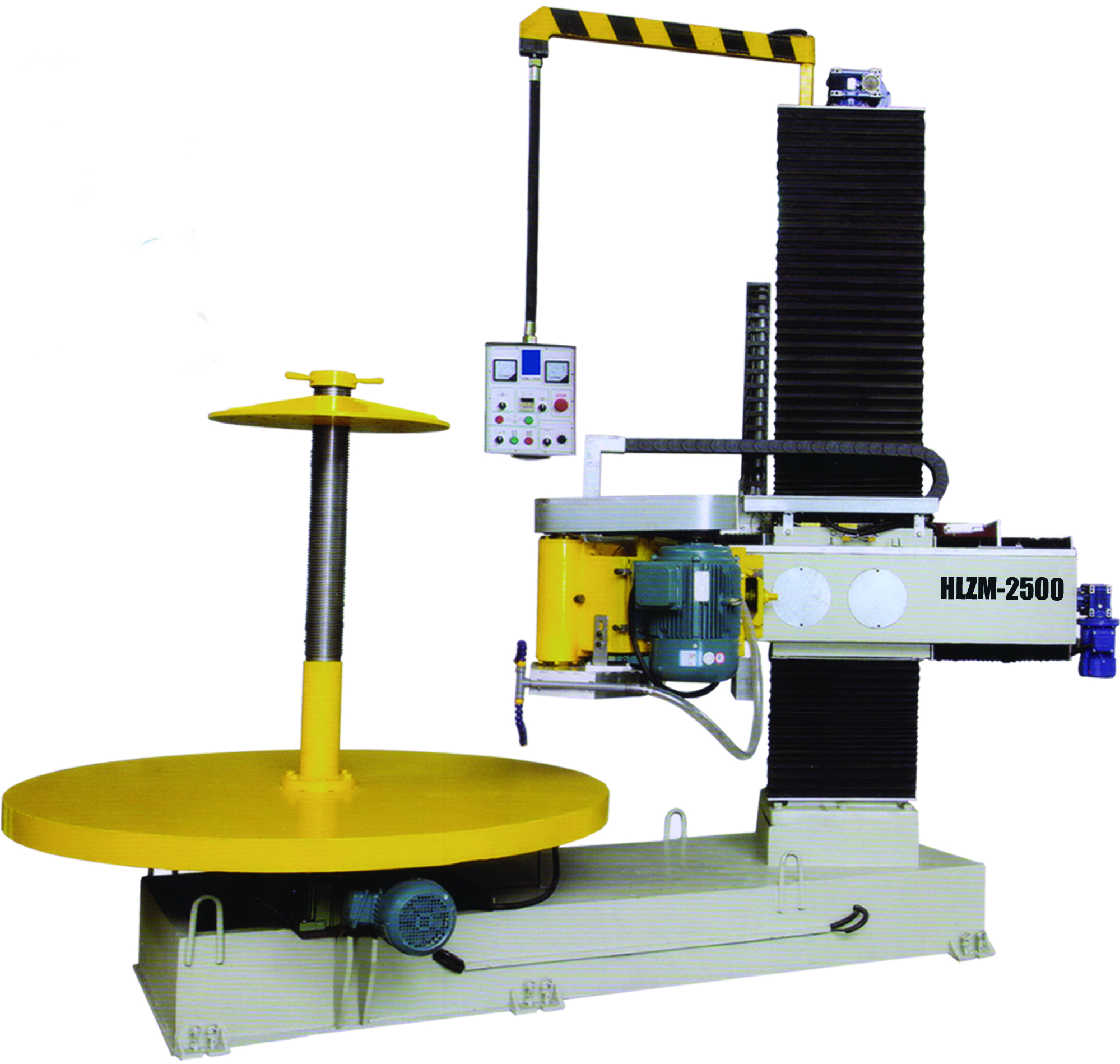 Hualong Stone Machinery High Efficiency CNC Natural Stone Column Base/cap Cutting Machine for Ganite Marble HLZM-2500 