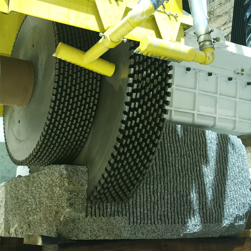 HUALONG Machinery Bridge Type Rock Cutting Saws Granite Block Cutting Machine for Cut Natural Stone HLQY-2500 