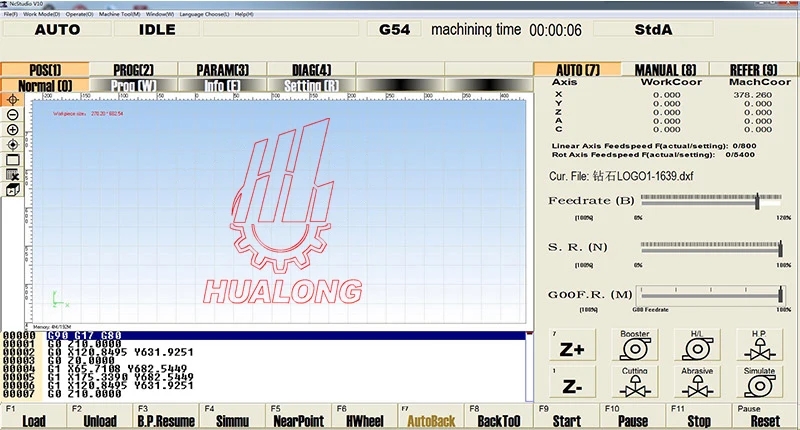 WEIHONG Water Jet Software