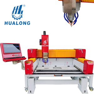Hualong Stone Machinery High Efficiency Cnc Granite Marble Slab Countertop Sink Hole Cut Out Router Cutout Cutting Machine HLNC-1308