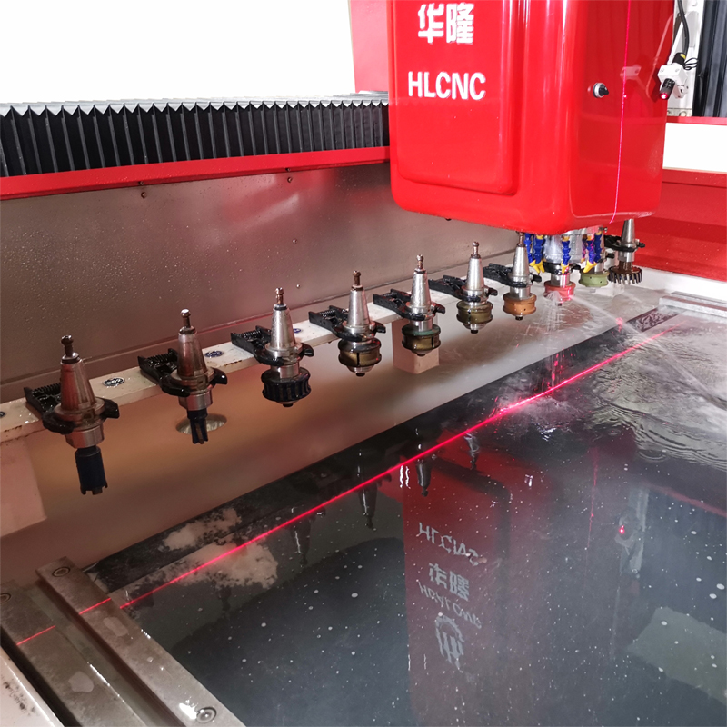High Efficiency Automatic 3 Axis Stone Edge Polishing Machine HLCNC-1308/3319